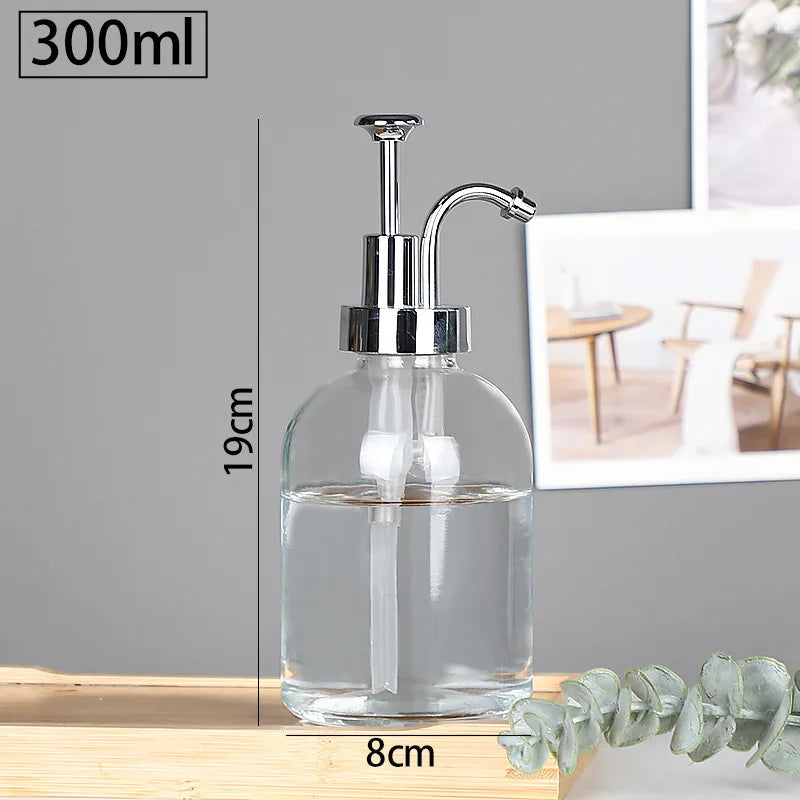 Soap Dispenser Multiuse Modern Bathroom Accessories Hand Soap Dispenser Bottle Refillable for Household Laundry Room Washroom
